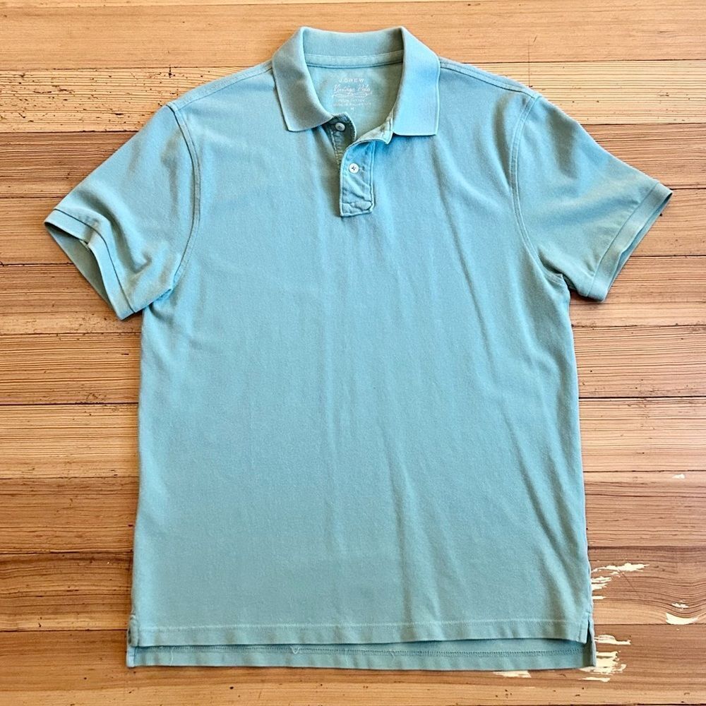J. Crew vintage short sleeve polo. Size M.